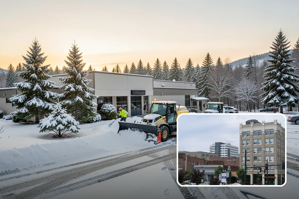 Heavy Snowfall Removal in Everett, Snohomish County, WA - Equipment matched to dense, wet regional snow
