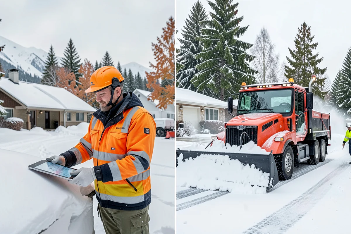Heavy Snowfall Removal in Everett, Snohomish County, WA - Deploy plows and heavy equipment sized to the snowfall