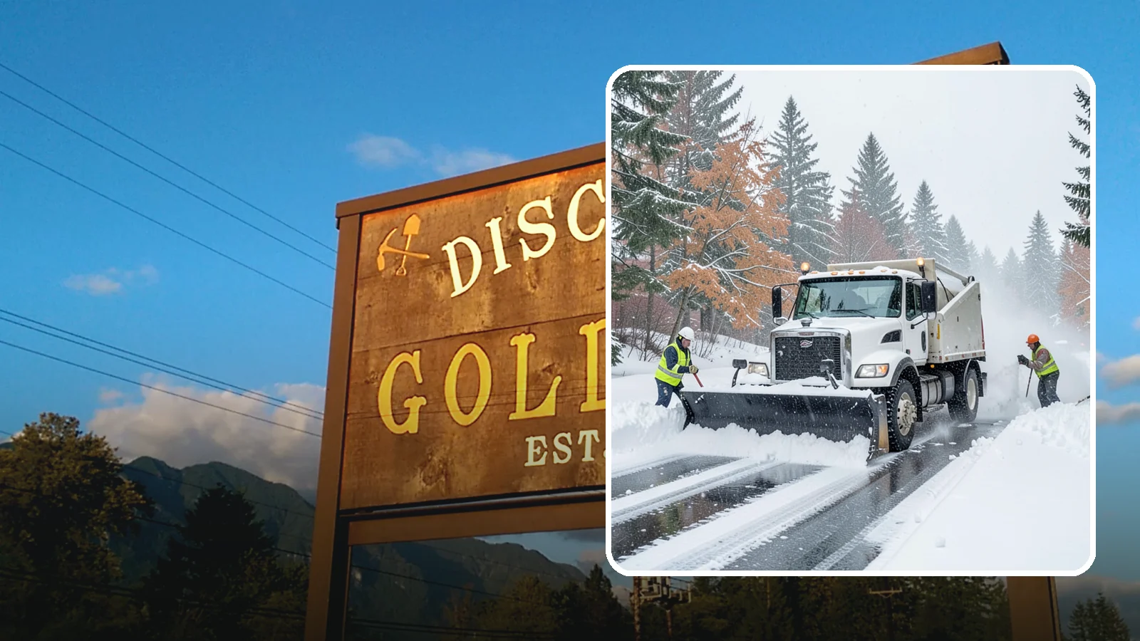 Heavy Snowfall Removal in Gold Bar, Snohomish County, WA - When a heavy, wet Cascade snowfall piles up fast, our equipment handles the load your shovel cannot.