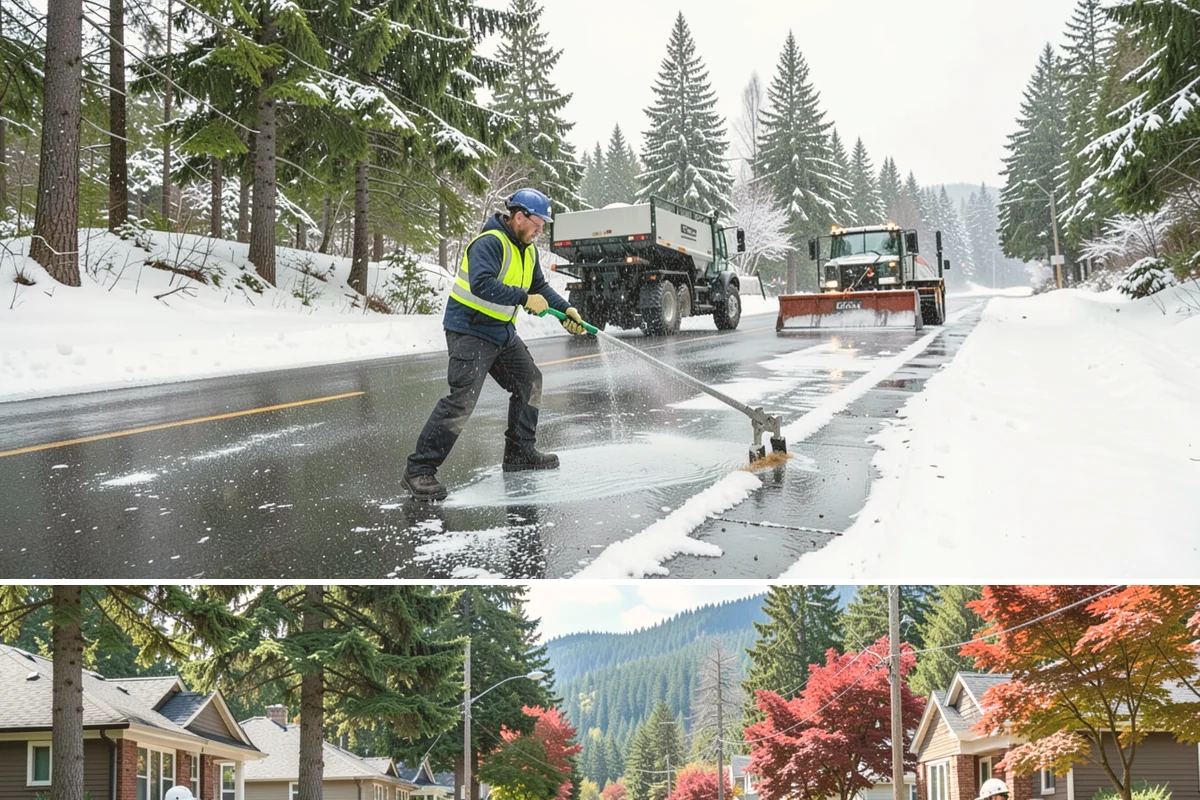 Heavy Snowfall Removal in Hunts Point, King County, WA - The heaviest lowland snowfalls typically arrive with cold systems in January and February.