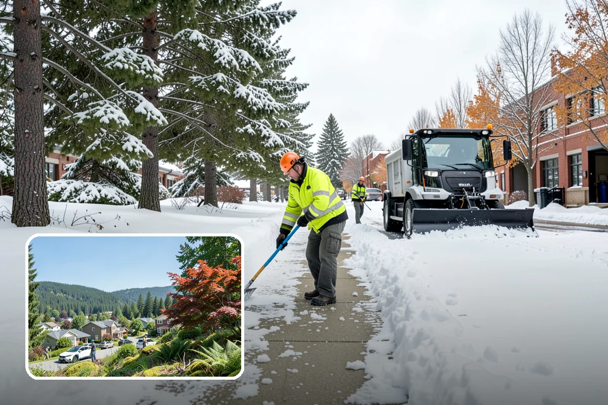 Heavy Snowfall Removal in Index, Snohomish County, WA - Equipment matched to dense, wet regional snow