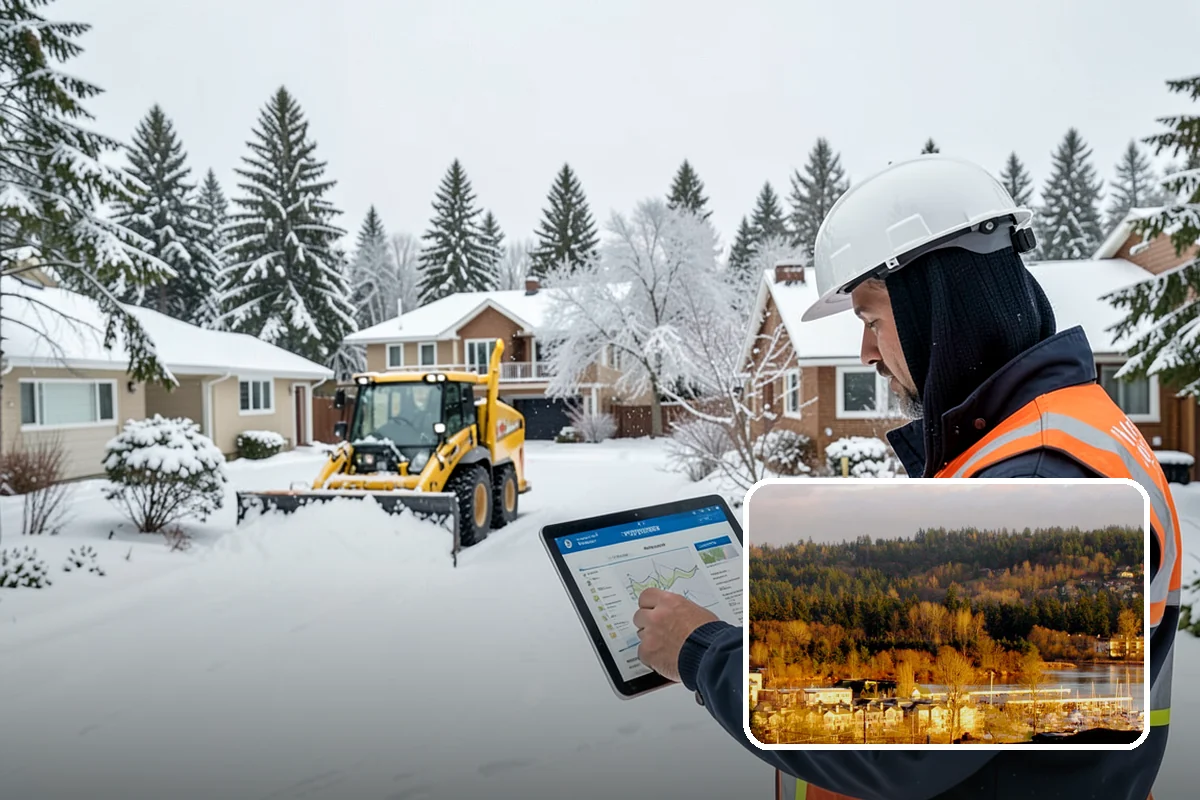 Heavy Snowfall Removal in Kenmore, King County, WA - Equipment matched to dense, wet regional snow
