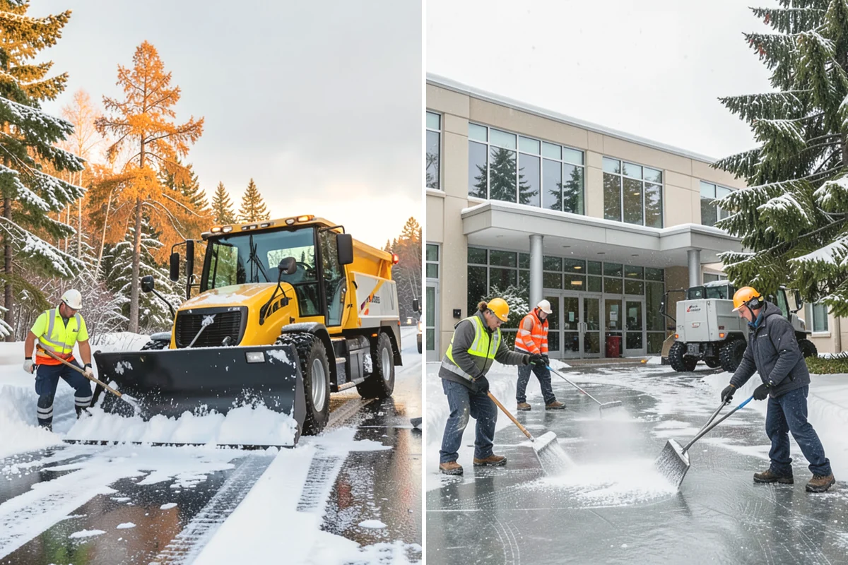 Heavy Snowfall Removal in La Conner, Skagit County, WA - Deploy plows and heavy equipment sized to the snowfall