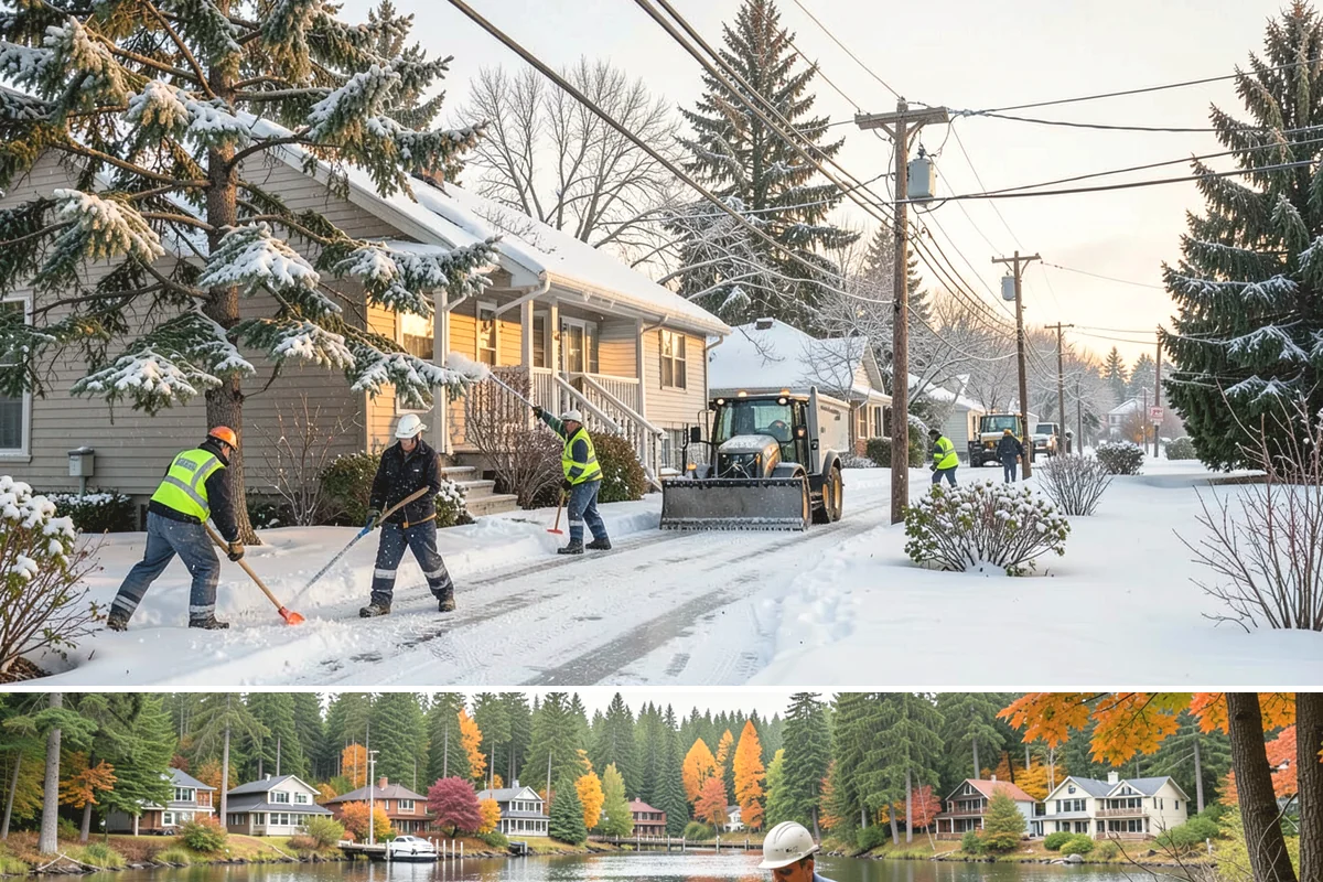 Heavy Snowfall Removal in La Conner, Skagit County, WA - The heaviest lowland snowfalls typically arrive with cold systems in January and February.
