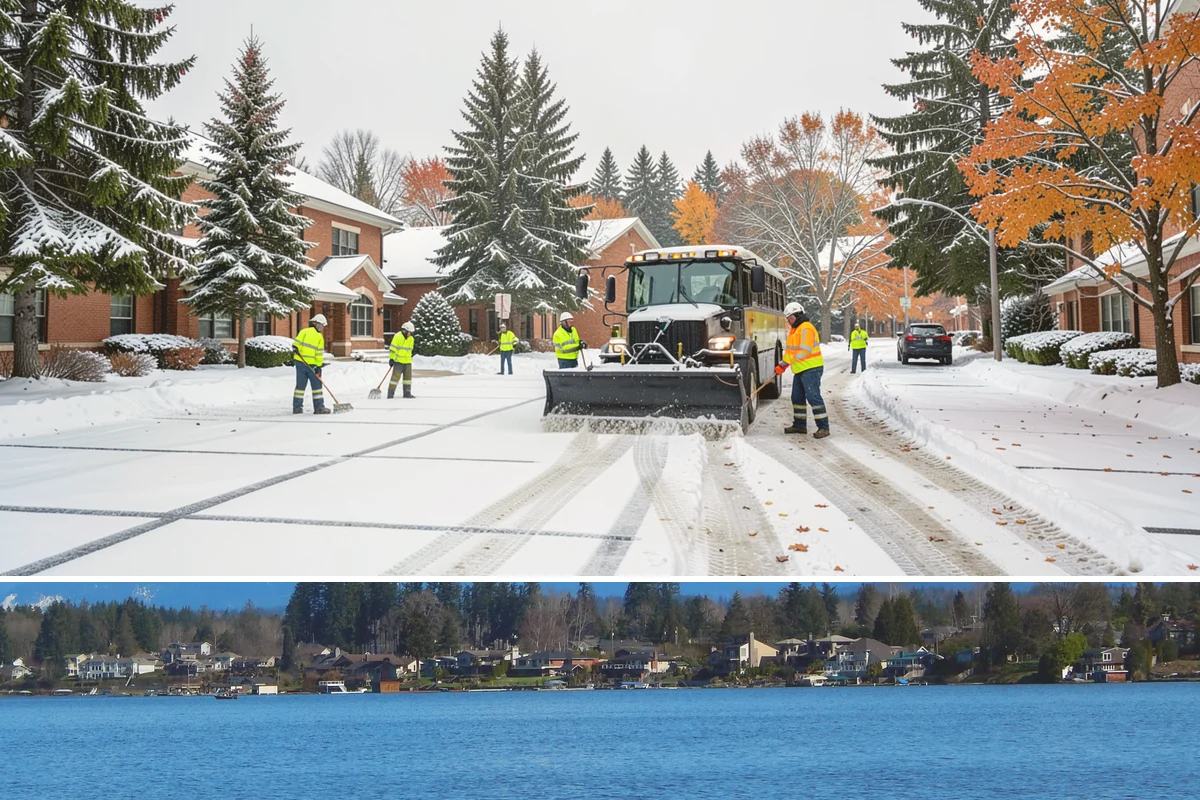 Heavy Snowfall Removal in Lake Stevens, Snohomish County, WA - The heaviest lowland snowfalls typically arrive with cold systems in January and February.
