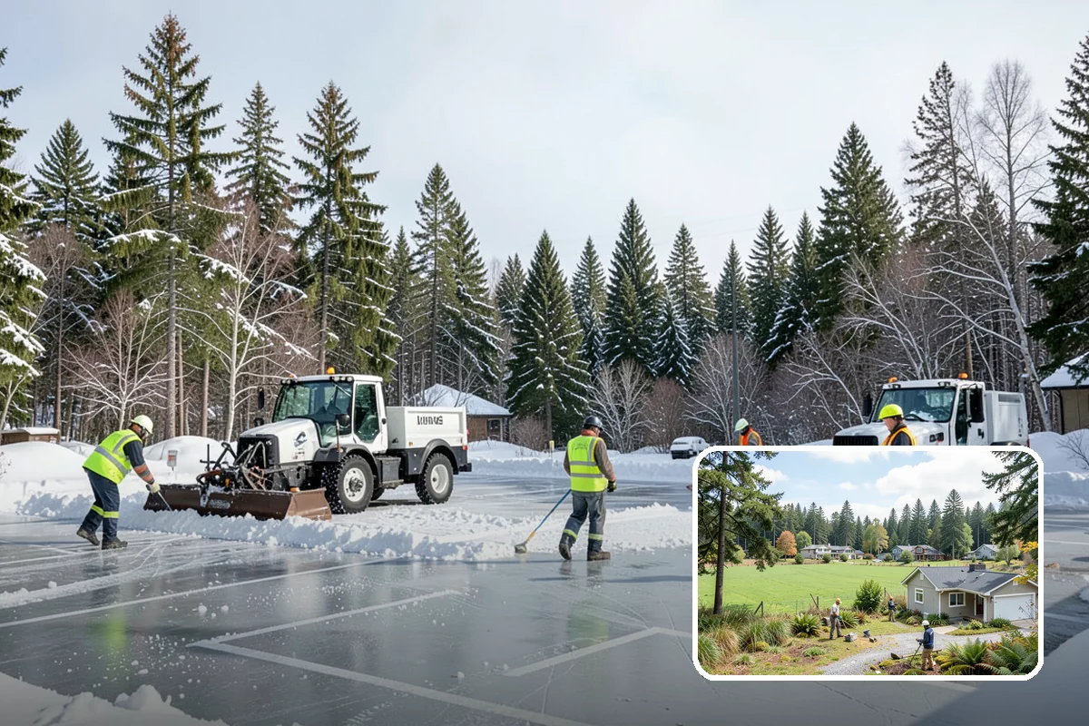 Heavy Snowfall Removal in Lyman, Skagit County, WA - Equipment matched to dense, wet regional snow