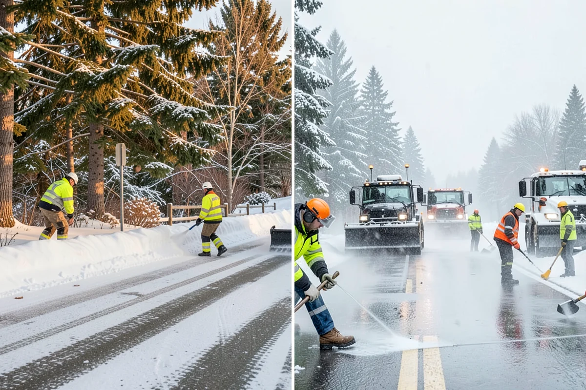 Heavy Snowfall Removal in Maple Valley, King County, WA - Deploy plows and heavy equipment sized to the snowfall