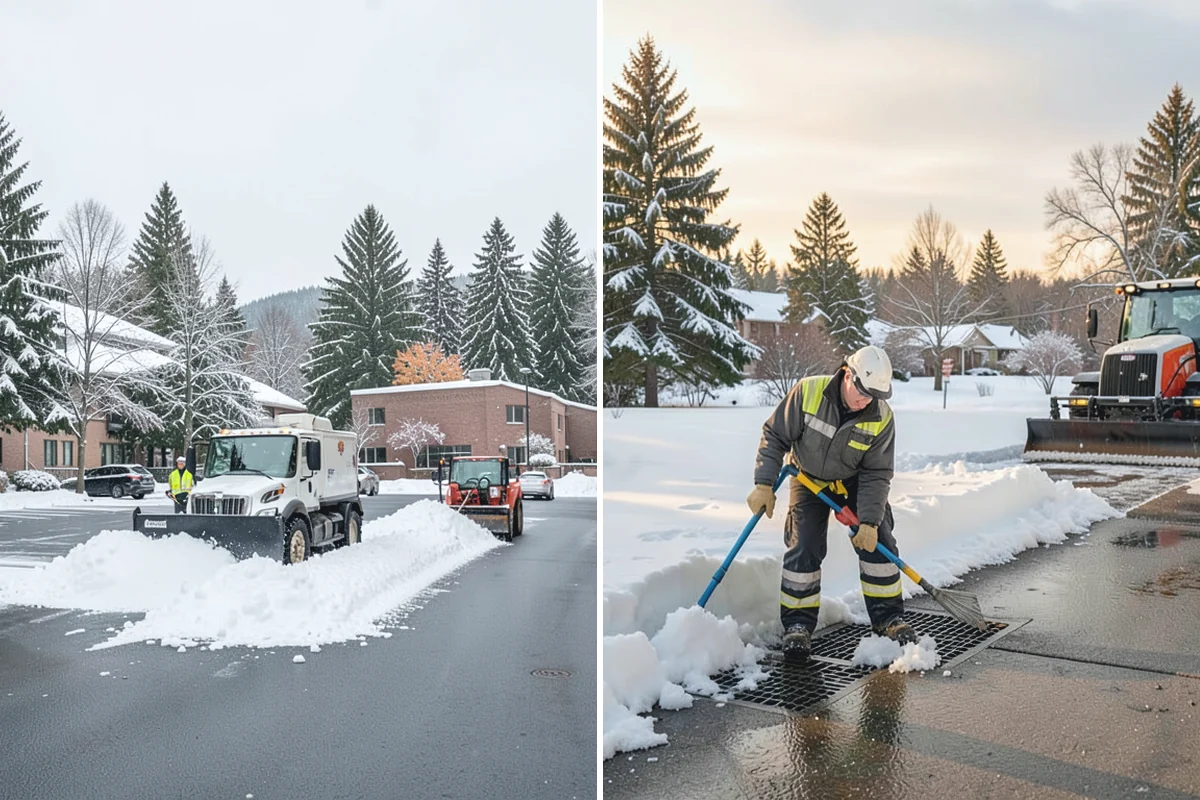 Heavy Snowfall Removal in Marysville, Snohomish County, WA - Deploy plows and heavy equipment sized to the snowfall