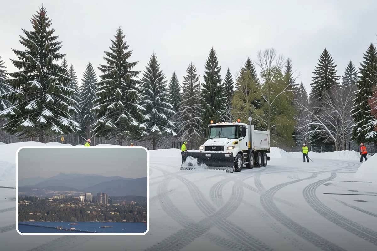 Heavy Snowfall Removal in Medina, King County, WA - Equipment matched to dense, wet regional snow