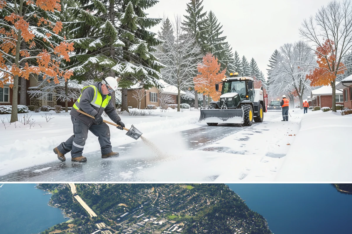 Heavy Snowfall Removal in Mercer Island, King County, WA - The heaviest lowland snowfalls typically arrive with cold systems in January and February.