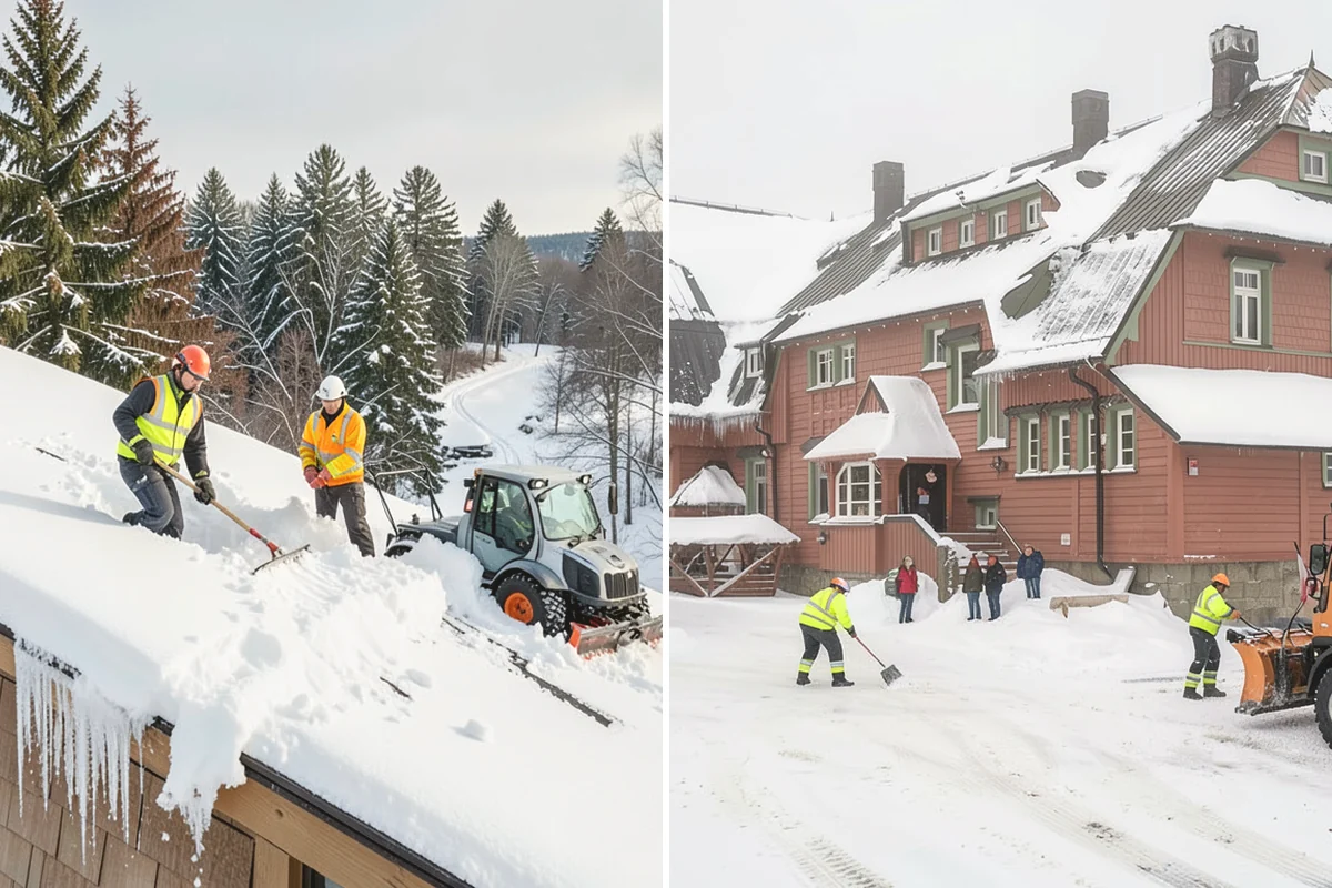 Heavy Snowfall Removal in Monroe, Snohomish County, WA - Deploy plows and heavy equipment sized to the snowfall