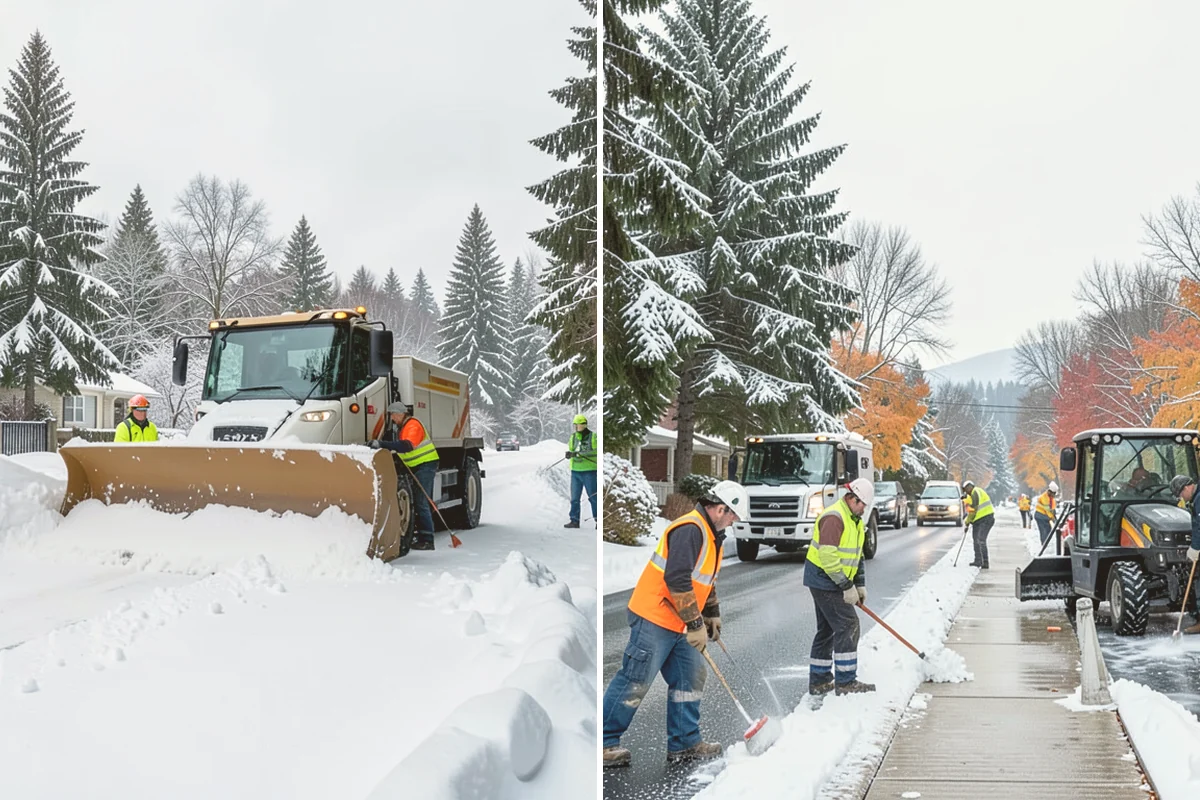 Heavy Snowfall Removal in Mount Vernon, Skagit County, WA - Deploy plows and heavy equipment sized to the snowfall