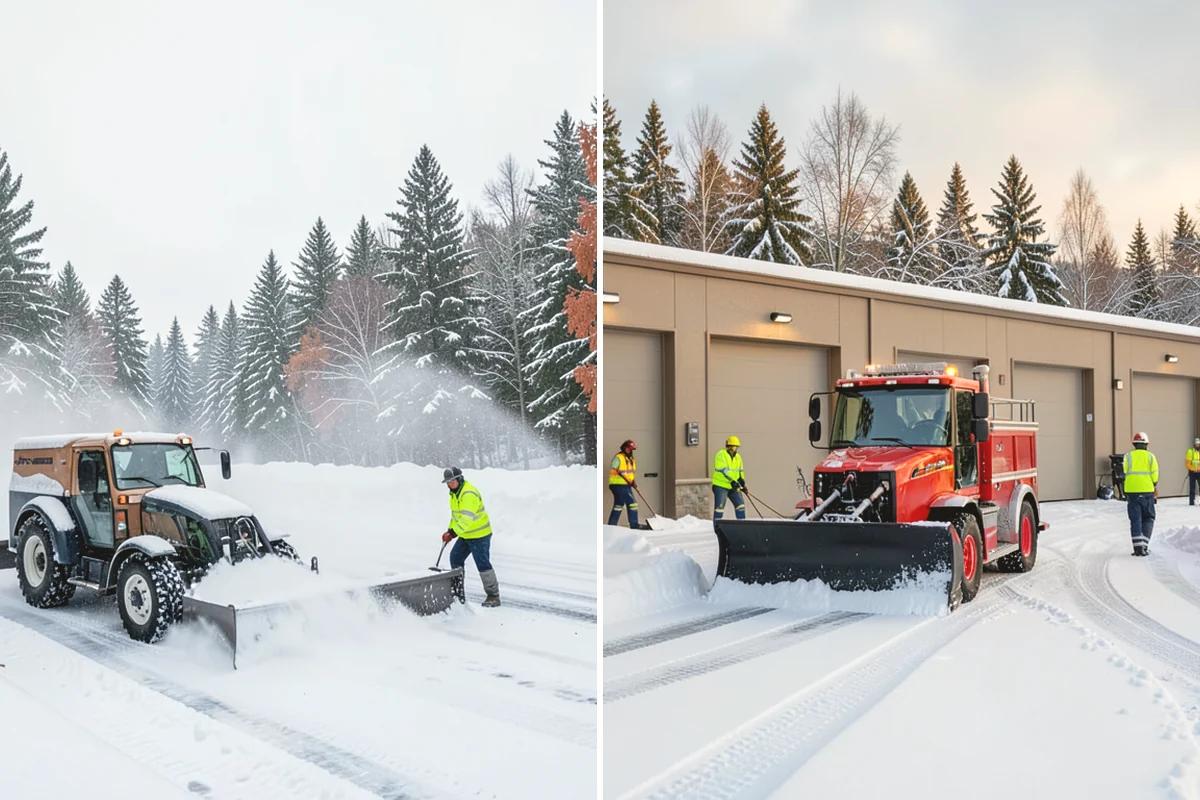 Heavy Snowfall Removal in Mukilteo, Snohomish County, WA - Deploy plows and heavy equipment sized to the snowfall