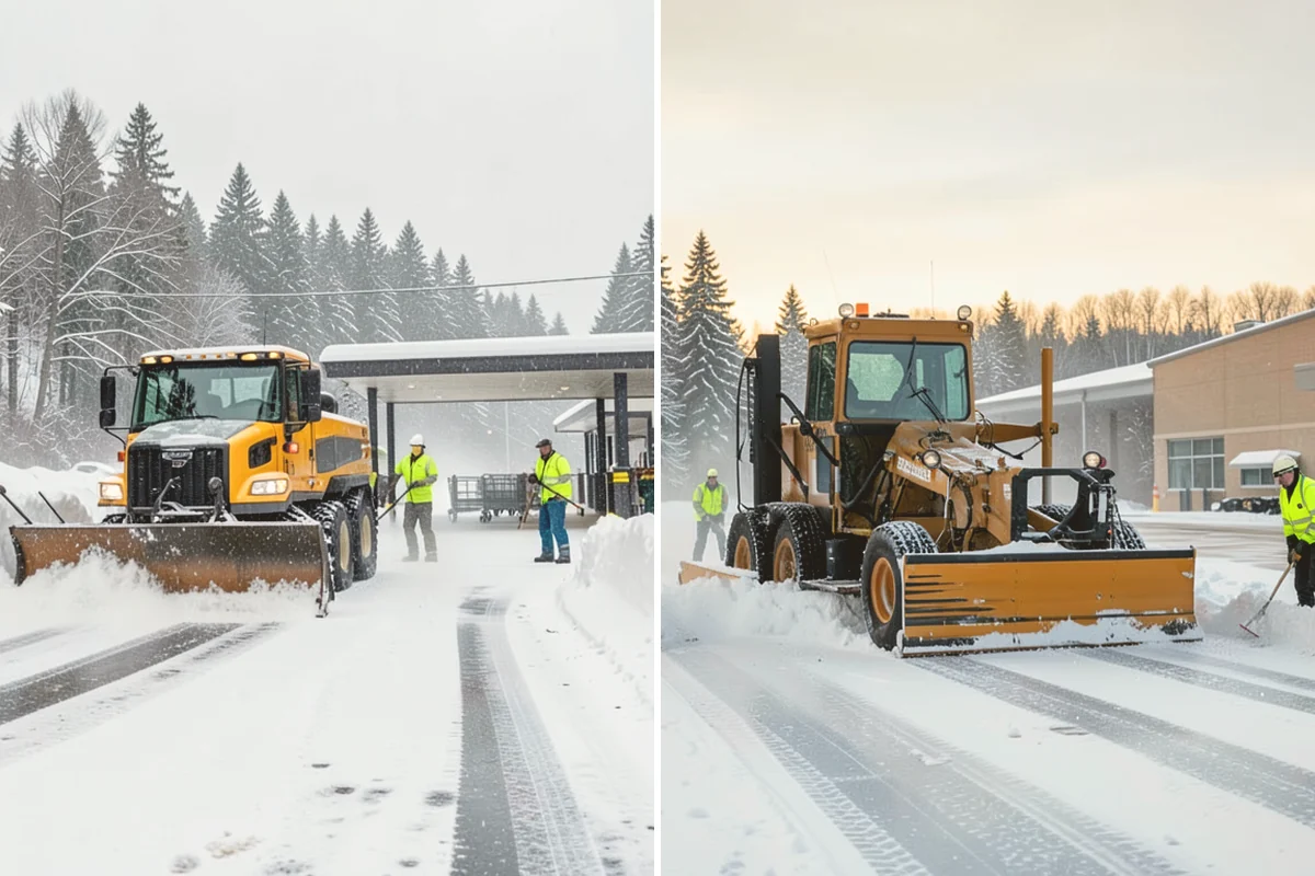 Heavy Snowfall Removal in Newcastle, King County, WA - Deploy plows and heavy equipment sized to the snowfall