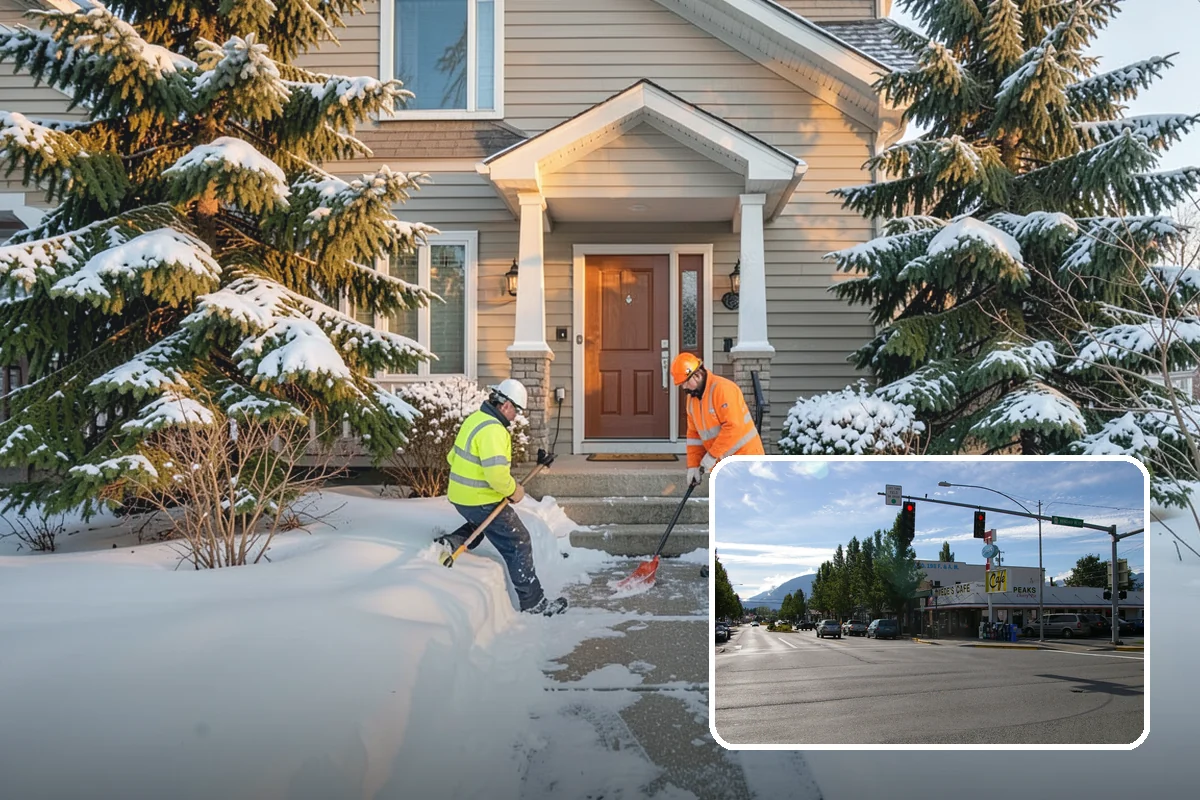 Heavy Snowfall Removal in North Bend, King County, WA - Equipment matched to dense, wet regional snow