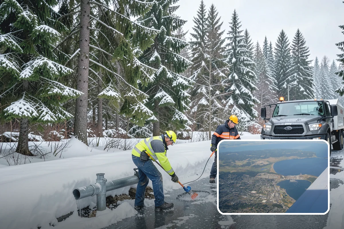 Heavy Snowfall Removal in Oak Harbor, Island County, WA - Equipment matched to dense, wet regional snow