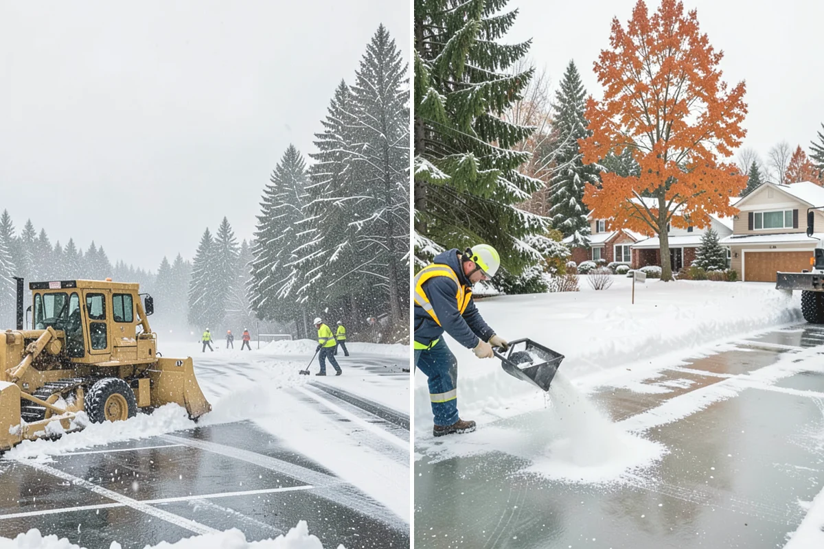 Heavy Snowfall Removal in Oak Harbor, Island County, WA - Deploy plows and heavy equipment sized to the snowfall
