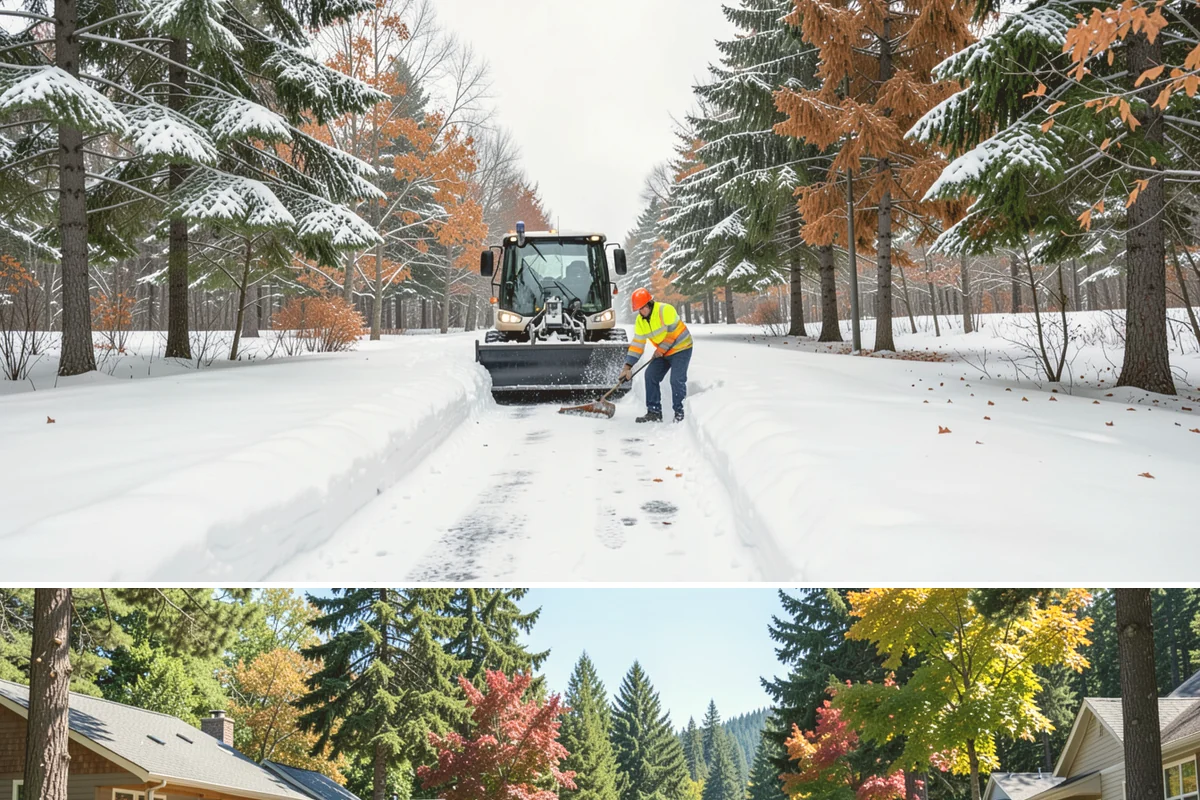 Heavy Snowfall Removal in Orting, Pierce County, WA - The heaviest lowland snowfalls typically arrive with cold systems in January and February.