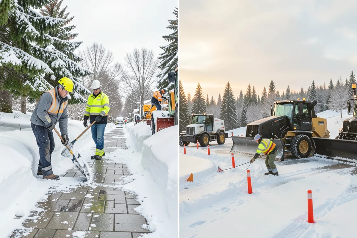 Heavy Snowfall Removal in Ruston, Pierce County, WA - Deploy plows and heavy equipment sized to the snowfall