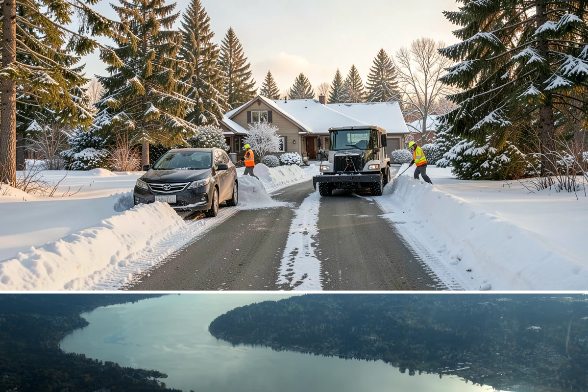 Heavy Snowfall Removal in Sammamish, King County, WA - The heaviest lowland snowfalls typically arrive with cold systems in January and February.