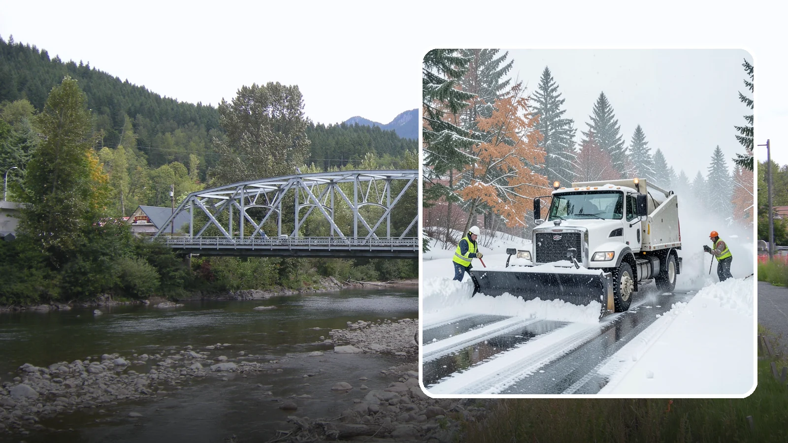 Heavy Snowfall Removal in Skykomish, King County, WA - When a heavy, wet Cascade snowfall piles up fast, our equipment handles the load your shovel cannot.