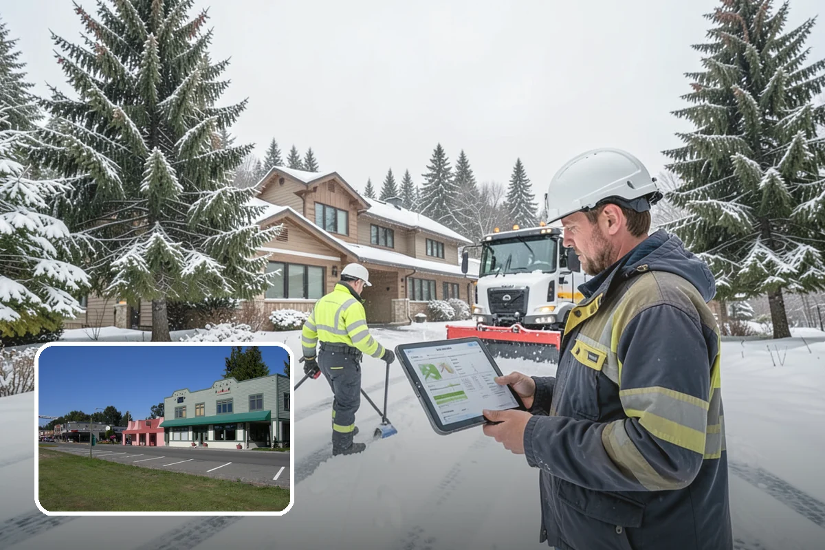 Heavy Snowfall Removal in Snoqualmie, King County, WA - Equipment matched to dense, wet regional snow
