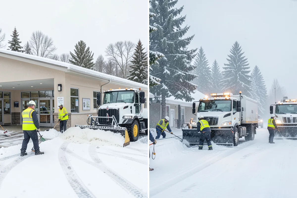 Heavy Snowfall Removal in South Prairie, Pierce County, WA - Deploy plows and heavy equipment sized to the snowfall