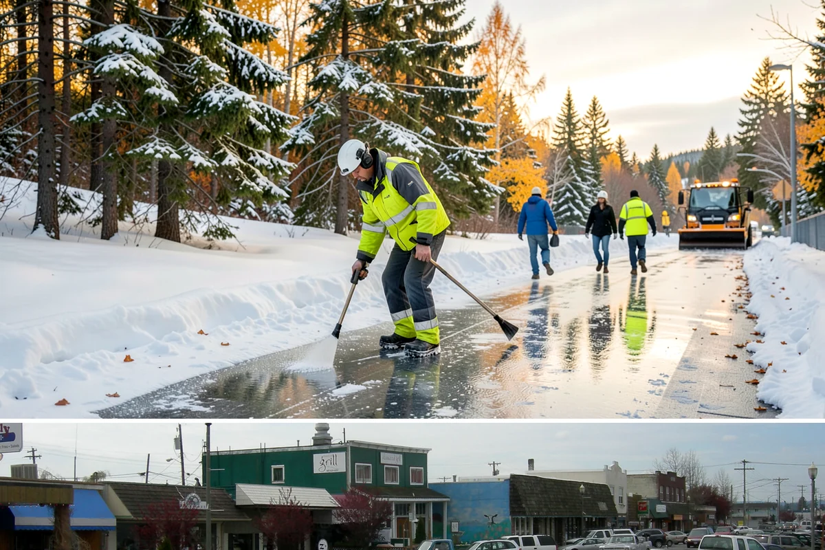 Heavy Snowfall Removal in Stanwood, Snohomish County, WA - The heaviest lowland snowfalls typically arrive with cold systems in January and February.