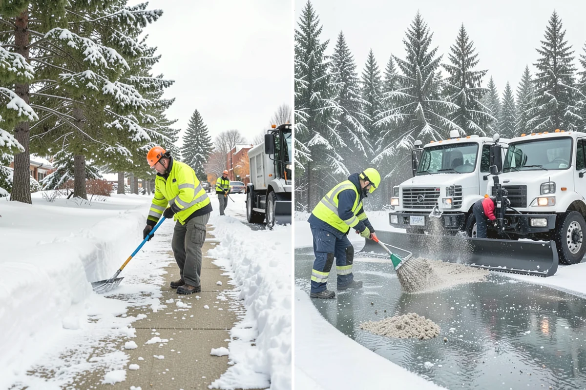 Heavy Snowfall Removal in Tukwila, King County, WA - Deploy plows and heavy equipment sized to the snowfall