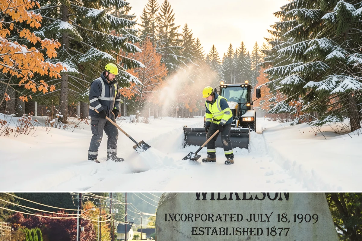 Heavy Snowfall Removal in Wilkeson, Pierce County, WA - The heaviest lowland snowfalls typically arrive with cold systems in January and February.