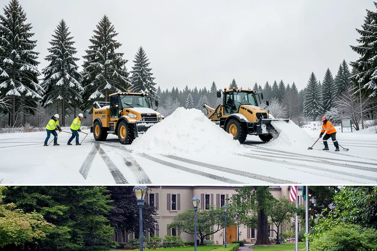 Heavy Snowfall Removal in Woodinville, King County, WA - The heaviest lowland snowfalls typically arrive with cold systems in January and February.