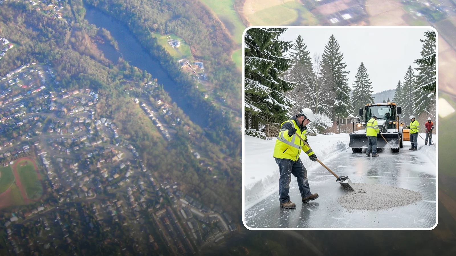 HOA Deicing in Algona, King County, WA - Community-wide deicing for homeowner associations, protecting shared roads, mailbox kiosks, and clubhouse walks from the glaze...