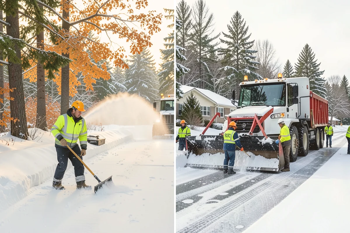 HOA Deicing in Algona, King County, WA - Map association streets, kiosks, amenity walks, and guest lots with the board