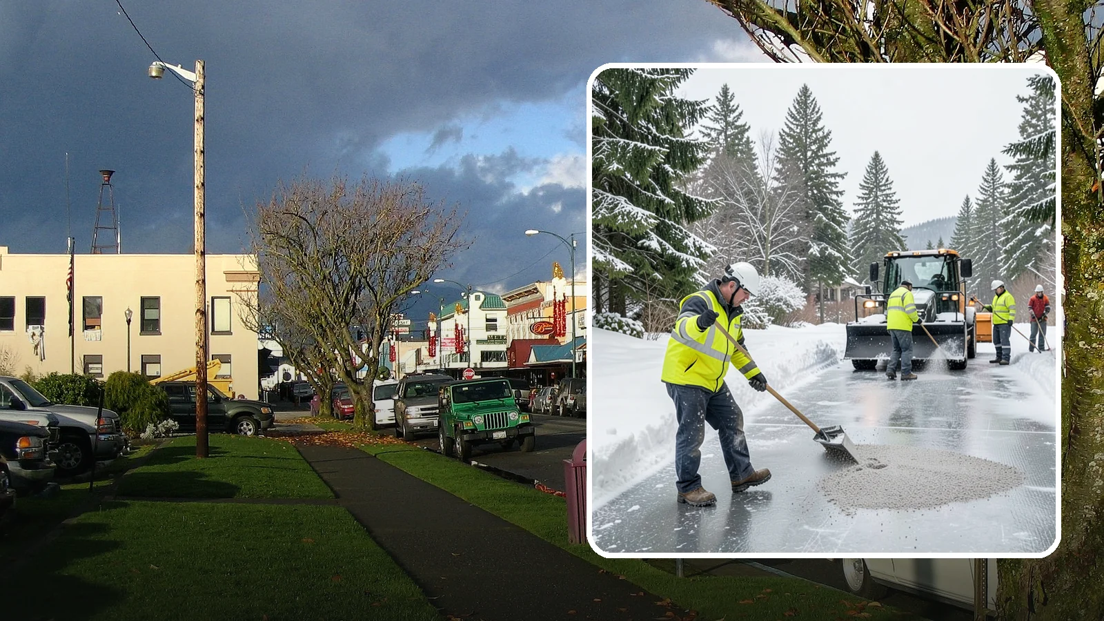 HOA Deicing in Arlington, Snohomish County, WA - Community-wide deicing for homeowner associations, protecting shared roads, mailbox kiosks, and clubhouse walks from the glaze...