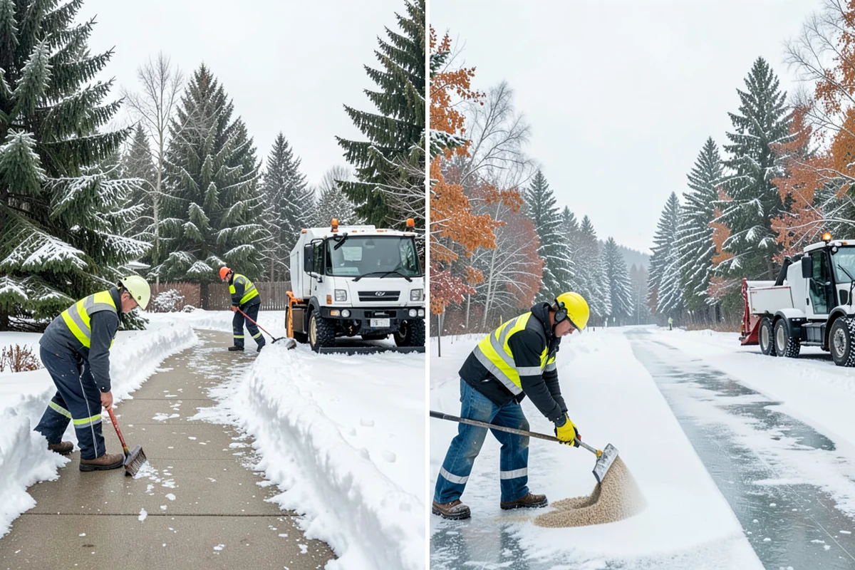 HOA Deicing in Arlington, Snohomish County, WA - Map association streets, kiosks, amenity walks, and guest lots with the board