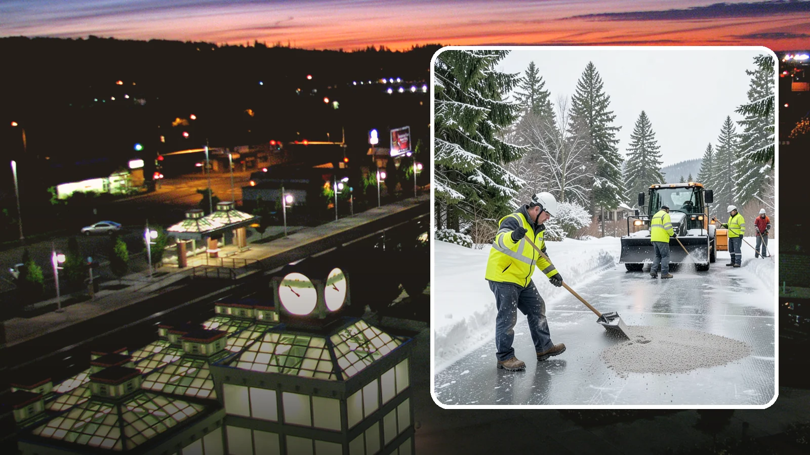 HOA Deicing in Auburn, King County, WA - Community-wide deicing for homeowner associations, protecting shared roads, mailbox kiosks, and clubhouse walks from the glaze...