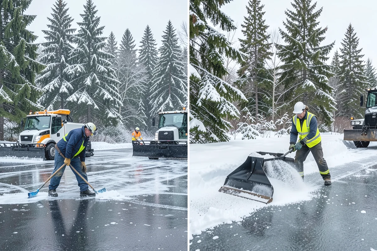 HOA Deicing in Beaux Arts Village, King County, WA - Map association streets, kiosks, amenity walks, and guest lots with the board