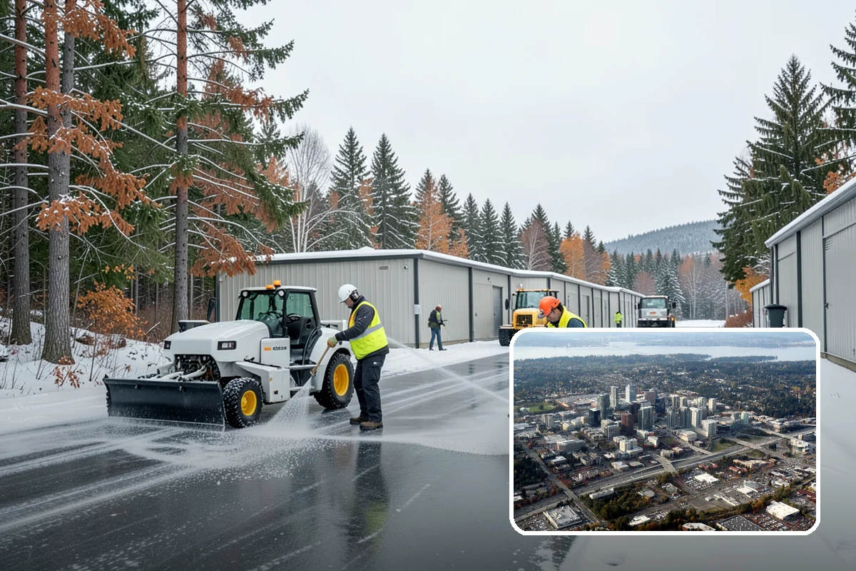 HOA Deicing in Bellevue, King County, WA - Demonstrates board due diligence with documented common-area care