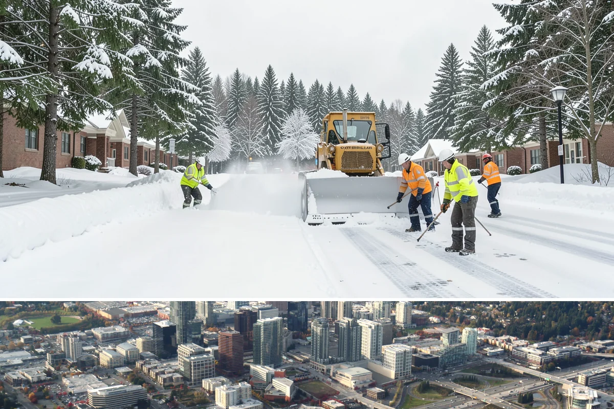 HOA Deicing in Bellevue, King County, WA - Ice control aligns with the December-through-February core season, with added visits during prolonged outflow-driven freezes...