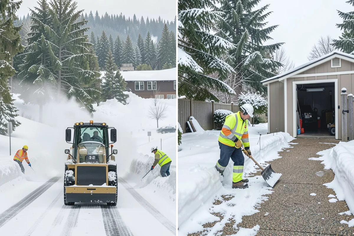 HOA Deicing in Bonney Lake, Pierce County, WA - Map association streets, kiosks, amenity walks, and guest lots with the board