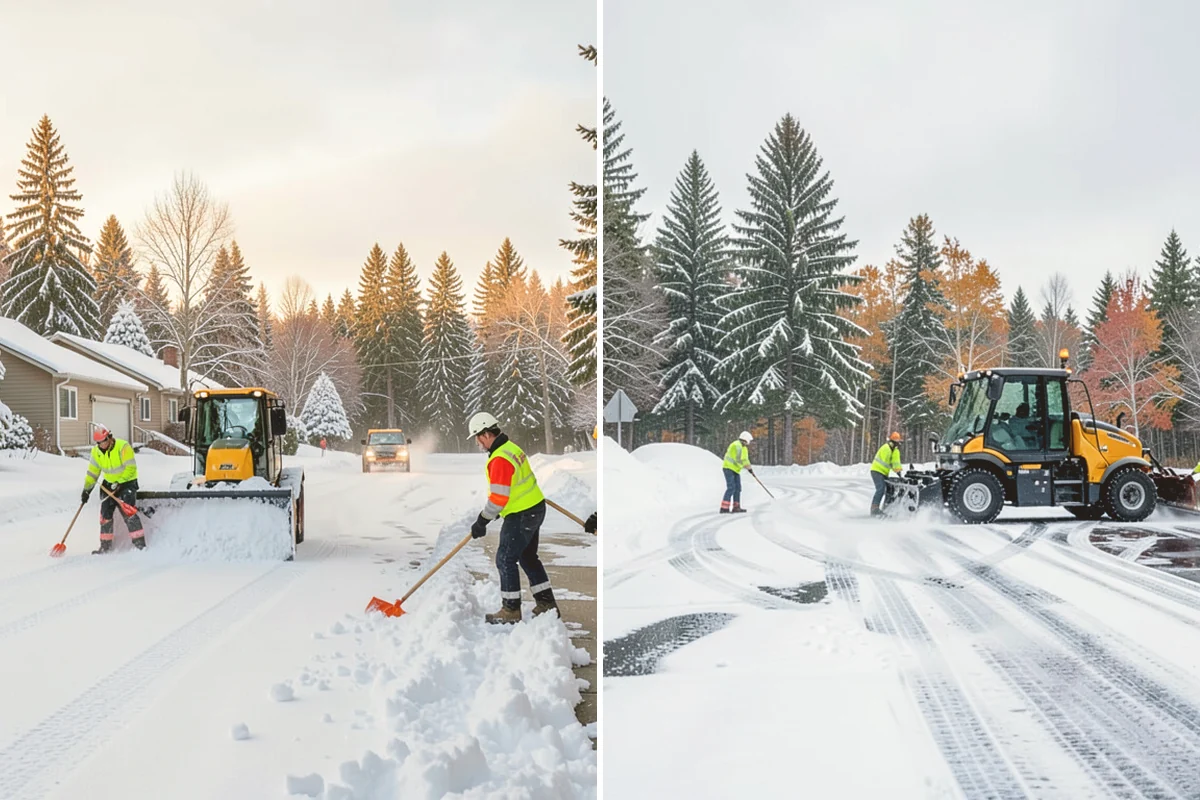 HOA Deicing in Bothell, King County, WA - Map association streets, kiosks, amenity walks, and guest lots with the board