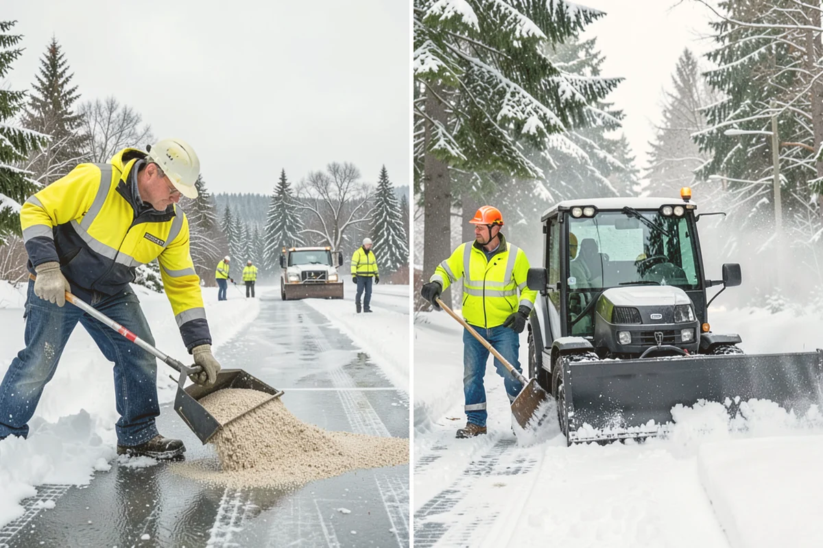 HOA Deicing in Brier, Snohomish County, WA - Map association streets, kiosks, amenity walks, and guest lots with the board
