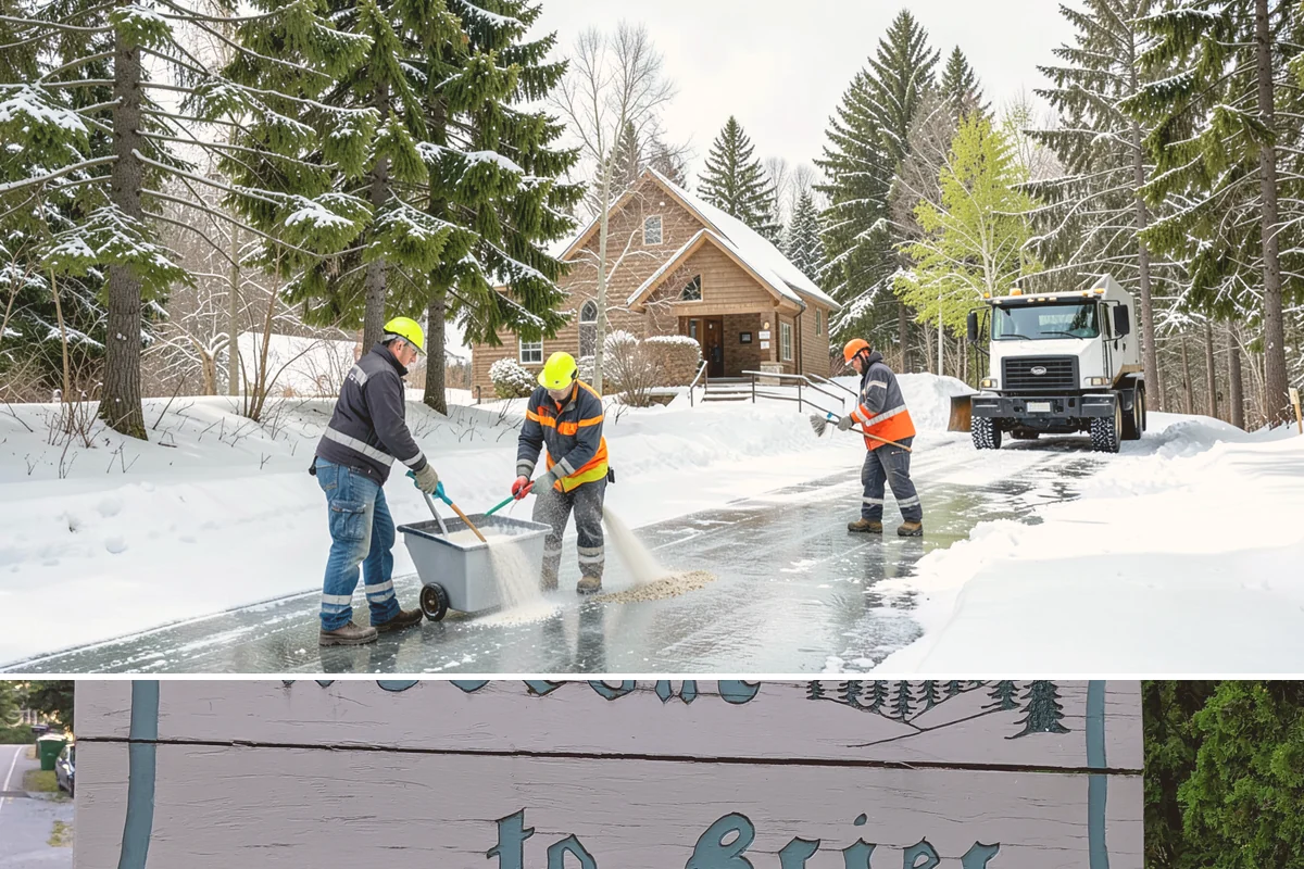 HOA Deicing in Brier, Snohomish County, WA - Ice control aligns with the December-through-February core season, with added visits during prolonged outflow-driven freezes...