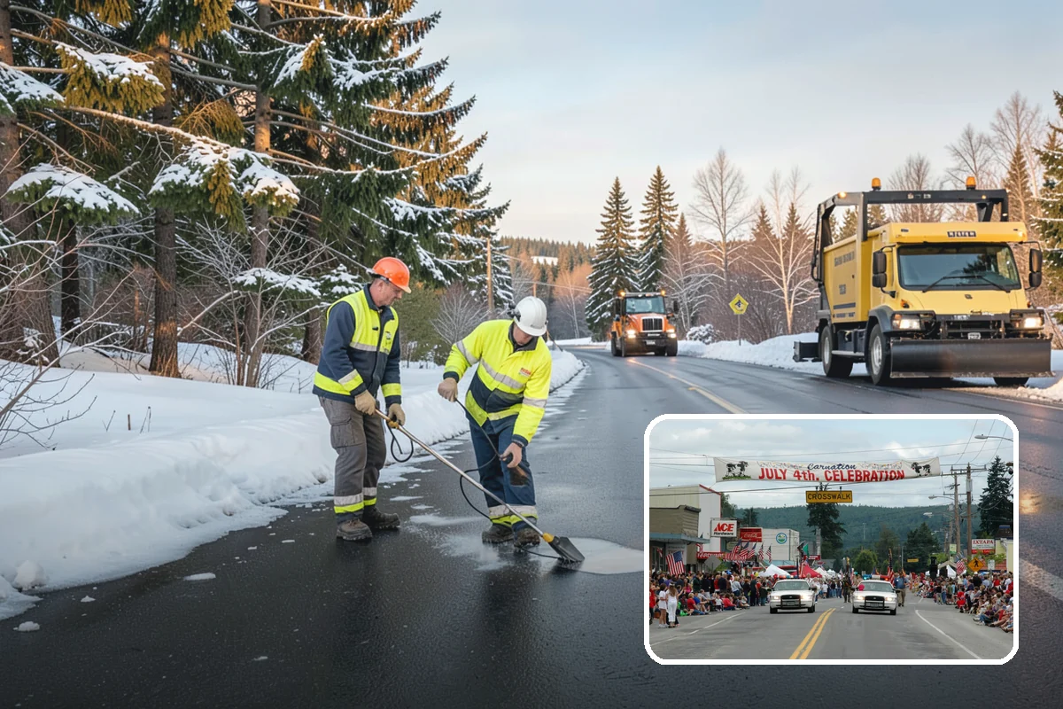 HOA Deicing in Carnation, King County, WA - Demonstrates board due diligence with documented common-area care