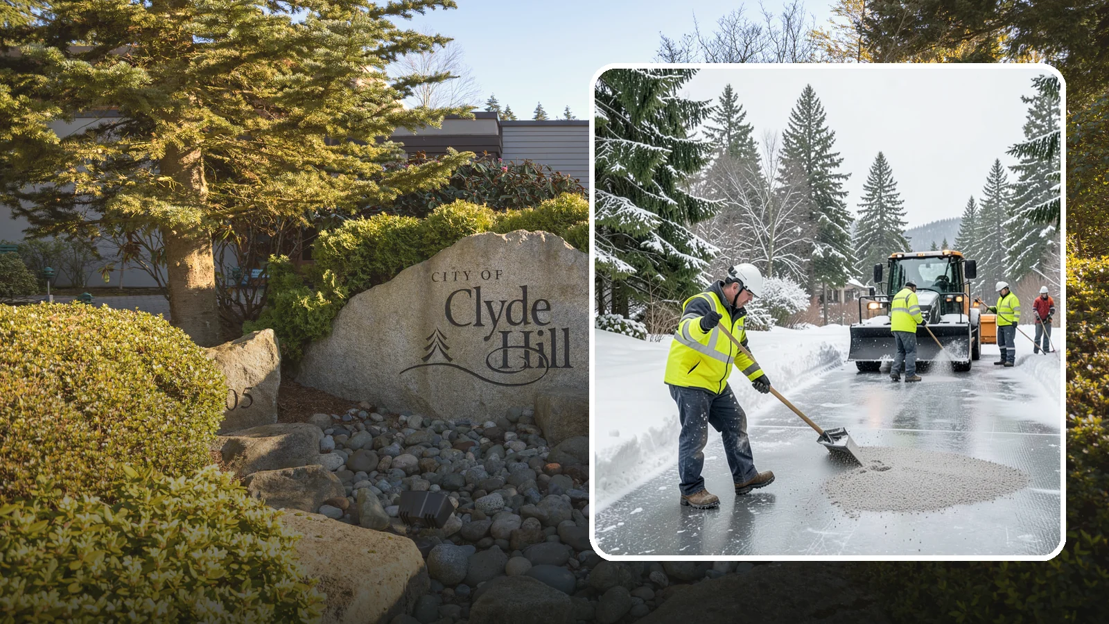 HOA Deicing in Clyde Hill, King County, WA - Community-wide deicing for homeowner associations, protecting shared roads, mailbox kiosks, and clubhouse walks from the glaze...
