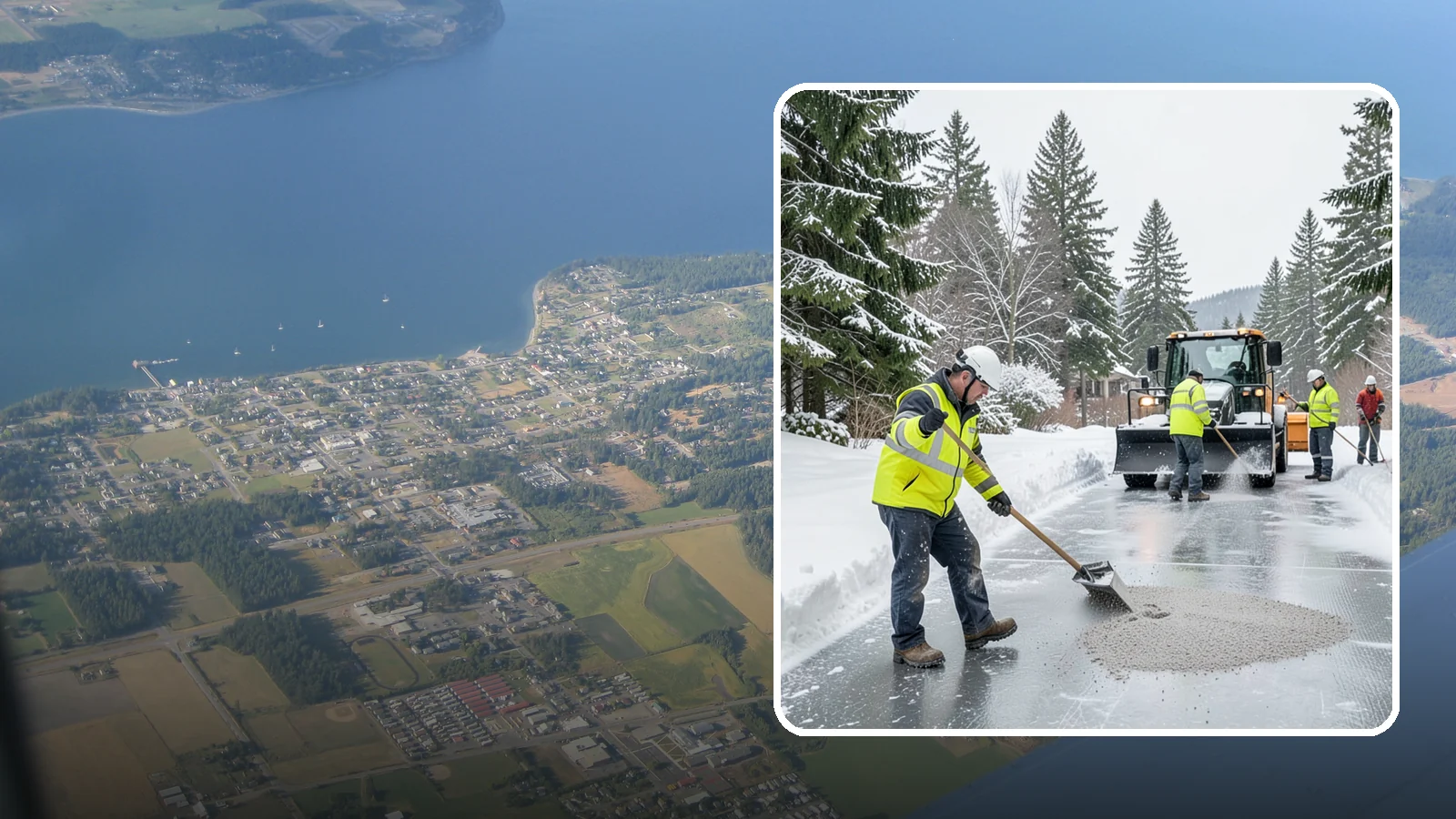 HOA Deicing in Coupeville, Island County, WA - Community-wide deicing for homeowner associations, protecting shared roads, mailbox kiosks, and clubhouse walks from the glaze...
