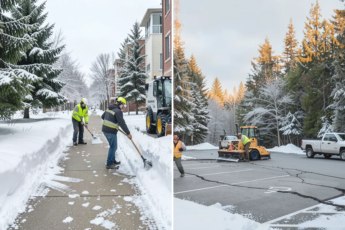 HOA Deicing in Coupeville, Island County, WA - Map association streets, kiosks, amenity walks, and guest lots with the board