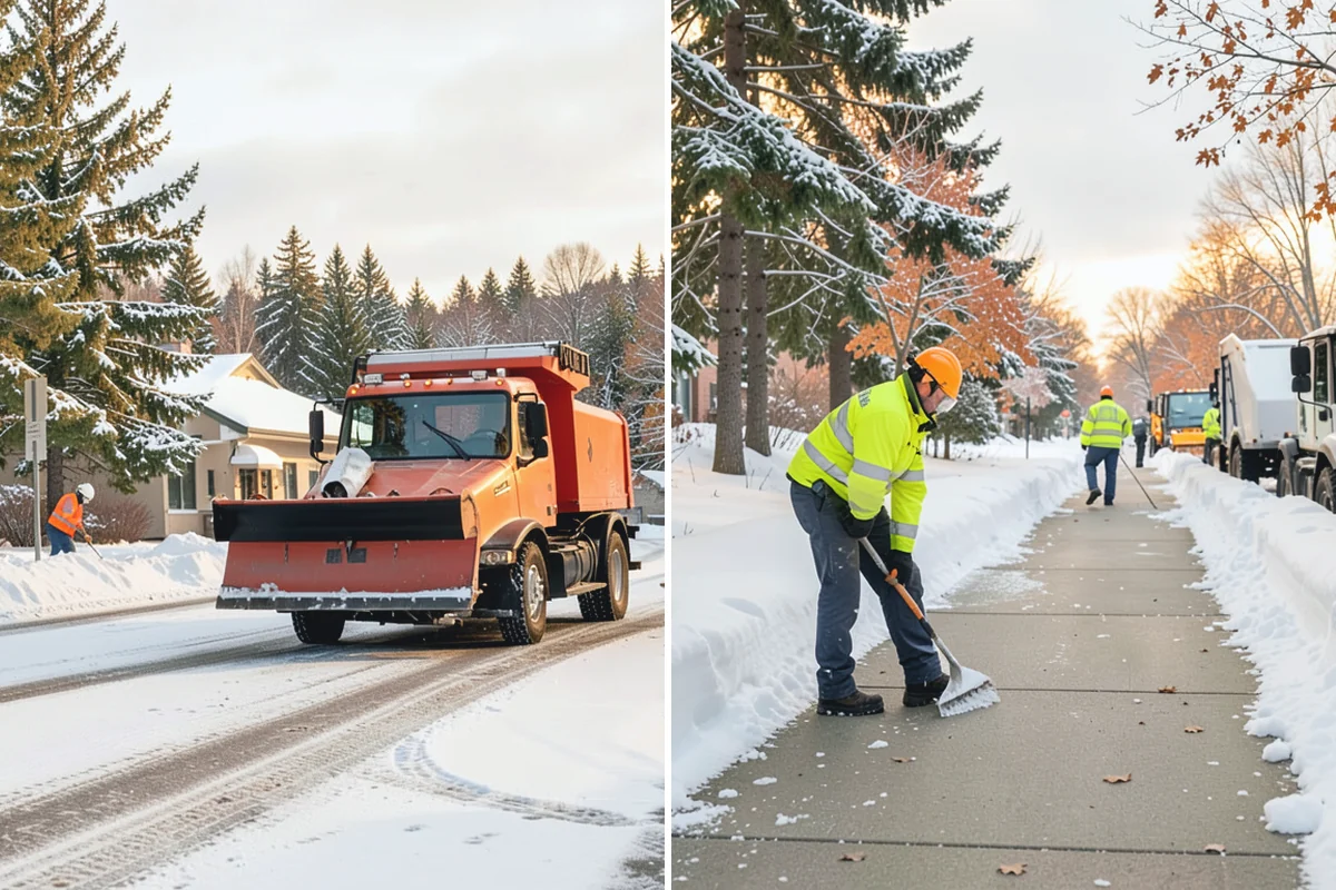 HOA Deicing in Darrington, Snohomish County, WA - Map association streets, kiosks, amenity walks, and guest lots with the board