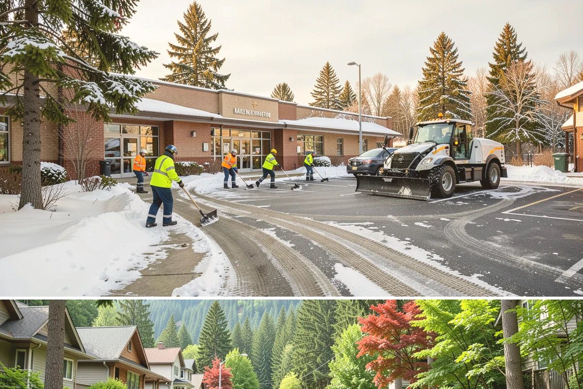 HOA Deicing in Darrington, Snohomish County, WA - Ice control aligns with the December-through-February core season, with added visits during prolonged outflow-driven freezes...