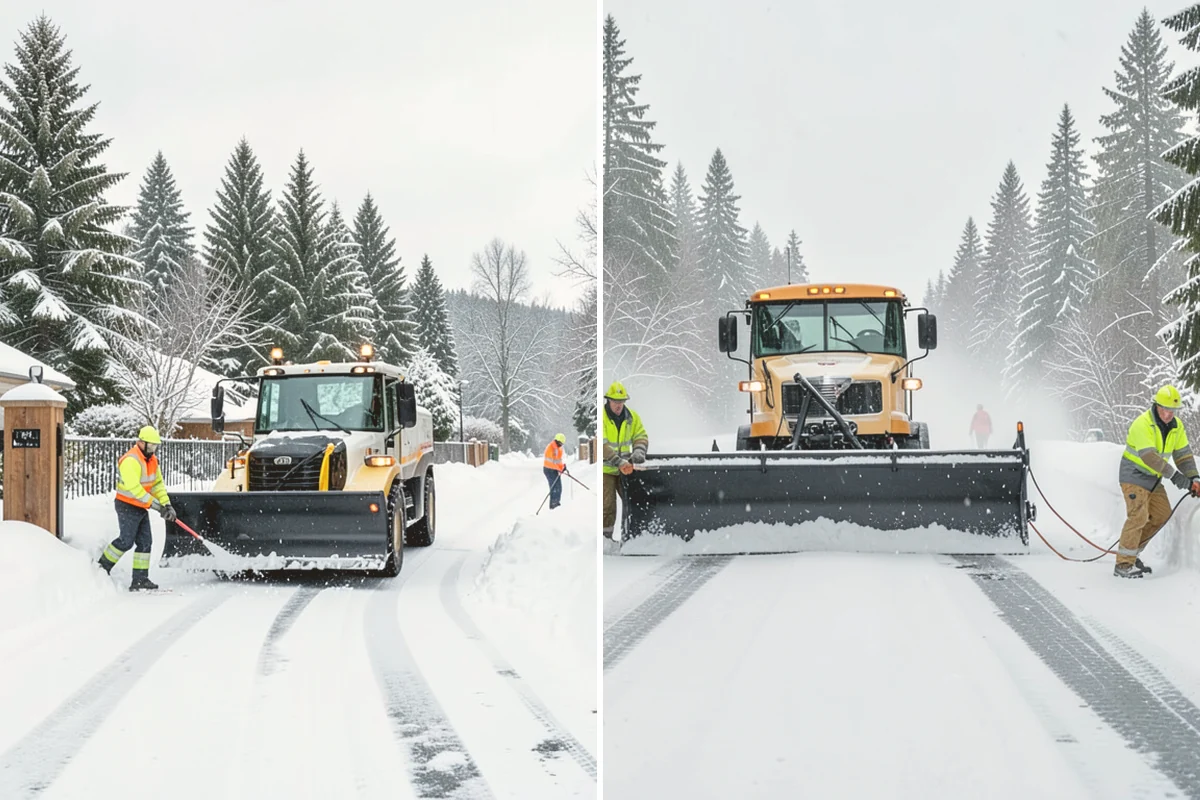 HOA Deicing in Eatonville, Pierce County, WA - Map association streets, kiosks, amenity walks, and guest lots with the board